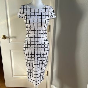 WINDSOR SQUARE PRINT MIDI DRESS